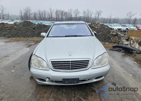 2002 Mercedes-Benz S 430 из США, поврежденный, VIN WDBNG70J02A293722